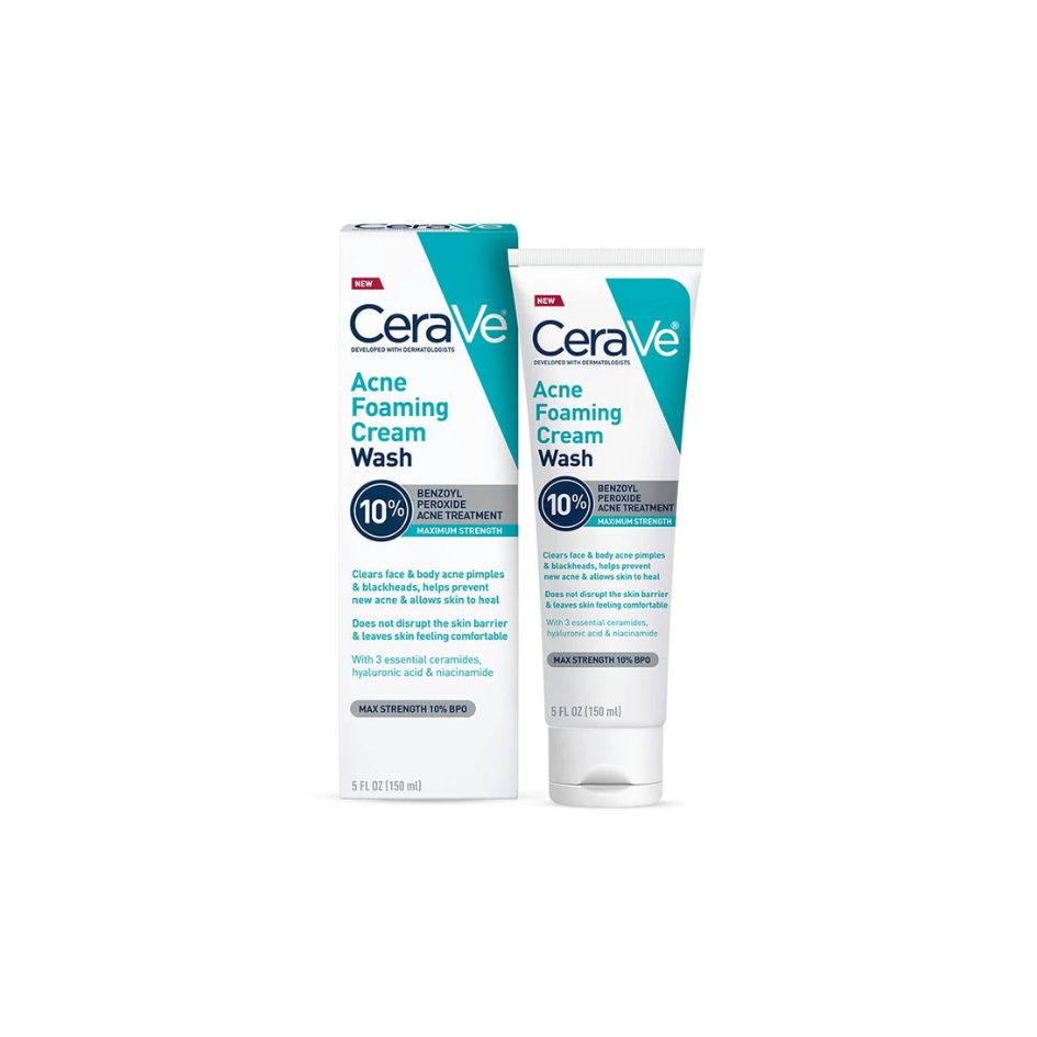 CeraVe Acne Foaming Cream Wash Cleanser