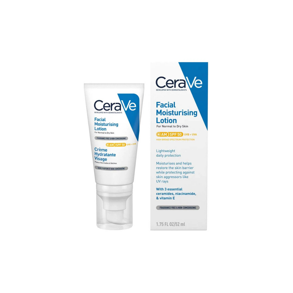 CeraVe AM Facial Moisturising Lotion SPF 50